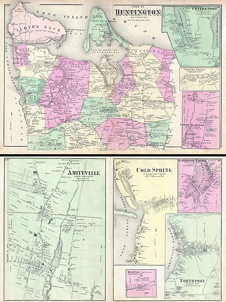 File:1873 Beers Map of Huntington and Amityville, Long Island, New York - Geographicus - Huntington-beers-1873.jpg