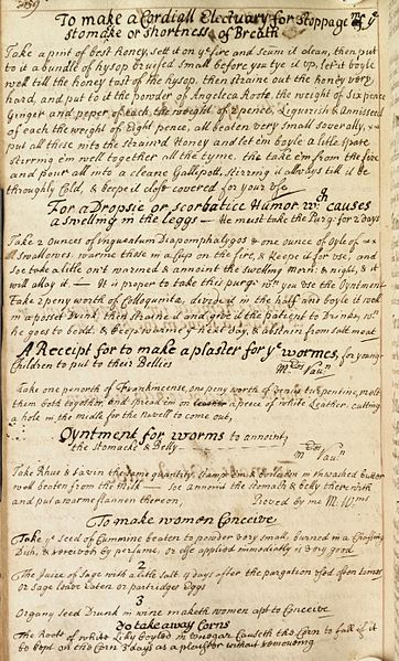 File:18th Century Recipes f.459 - Medical remedies.jpg
