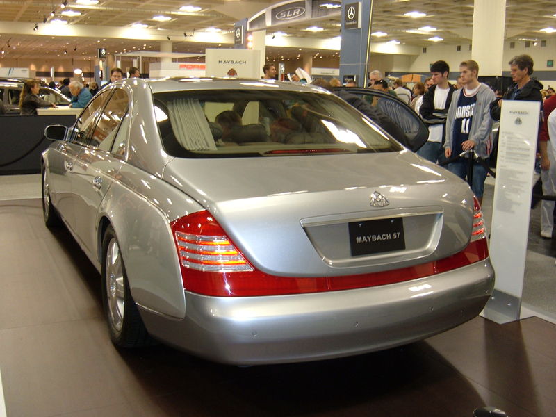 File:2005 silver Maybach 57 rear.JPG