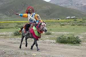 20110812 Nomad Horse Racing Zhanzong Tibet China 1.jpg