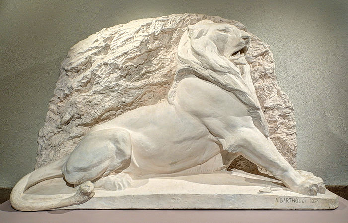 Le lion de Belfort, par Frédéric-Auguste Bartholdi.