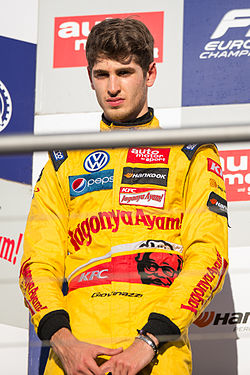 Giovinazzi på Hockenheimring 2014.