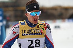 Kevin Bolger beim FIS-Skiweltcup 2019 in Dresden