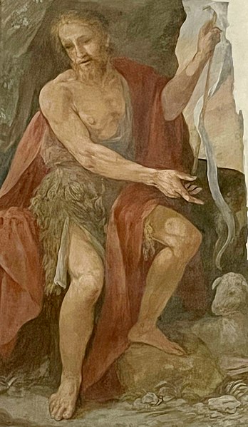 File:2022-05-06 Rome - 0994 - St. Augustine Basilica (1483) - John the Baptist (1588) by Avanzino Nucci (1552-1629).jpg