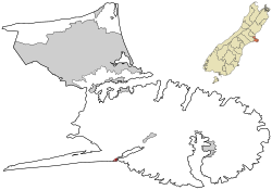 Rural settlement area within Christchurch City Council boundaries