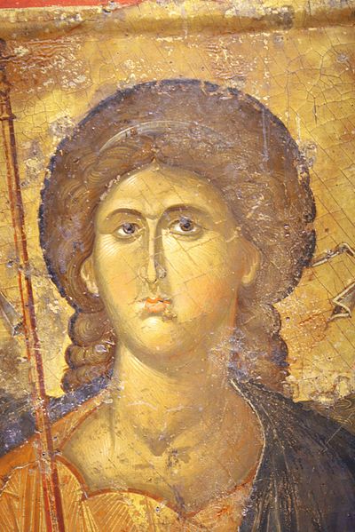 File:2157 - Byzantine Museum, Athens - St. Michael (14th century) - Photo by Giovanni Dall'Orto, Nov 12 2009.jpg
