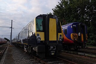 <span class="mw-page-title-main">British Rail Class 458</span> Class of British electric multiple unit trains built in 1998–2002