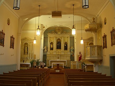 The church interior in 2008