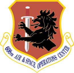 608 Air Operations Group (plus tard 608th Air and Space Operations Center) emblem.png