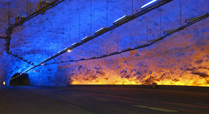 File:A Tunnel can be be beautiful too - Lærdal Tunnel.jpg