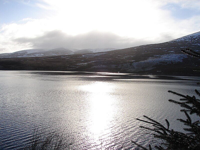 File:A view across Loch Ericht - geograph.org.uk - 919205.jpg