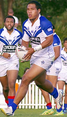 Paasi playing for the Auckland Vulcans in 2012 Agnatius Paasi.jpg