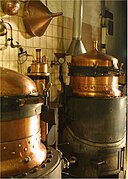 Les alambics de la distillerie Metté, à Ribeauvillé en Alsace.