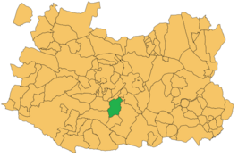 Kaart van Aldea del Rey
