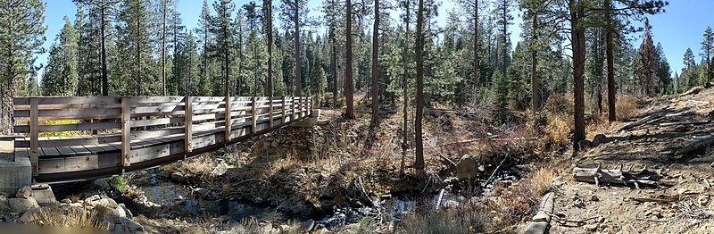 File:Alder Creek footbridge pano.jpg