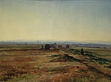 Via Ápia ao Pôr do Sol, 1845