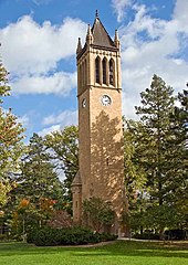 The campanile as seen from the north Ames iowastate.jpg