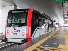 A new Ampang Line train sets for Ampang Line extension. Ampang LRT train for Ampang Line & Sri Petaling Line.png