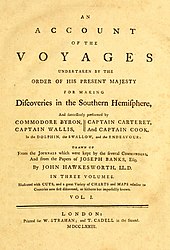 An Account of the Voyages first page, 1773 An Account of the Voyages.jpg