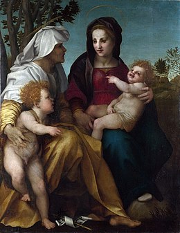 Andrea del Sarto, La Vierge à l'Enfant, Sainte Elisabeth et le Baptiste.jpg