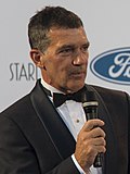 Antonio Banderas won for his role in Pain and Glory in 2019. Antonio Banderas 2019 (cropped).jpg