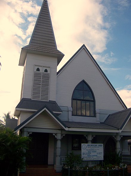 Apia Protestant Church, Beach Road