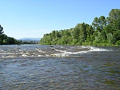 The Ardèche near Aubenas