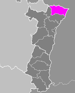 Arrondissement de Wissembourg - Localização