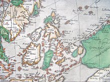 Map published in 1583 depicting Champa (Campaa) Asia (1570) southeast (cropped).jpg