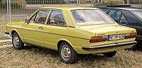 Audi 80, Heckansicht Zweitürer