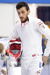 Ayman Mohamed Fayez Egyptian fencer