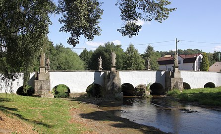 Pont et rivière Radbuza.