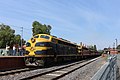 B74 leading S303 on a Royal Train trial at Castlemaine