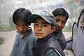 Three boys in Darjeeling.