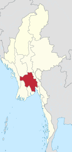 Bago Region - Beliggenhed