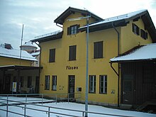 Bahnhof Füssen im Jahr 2011 (2015 abgebrochen)