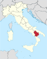 Map of Basilicata