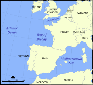 bay of biscay world map