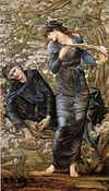 „Oczarowanie Merlina” autorstwa Edward Burne-Jones