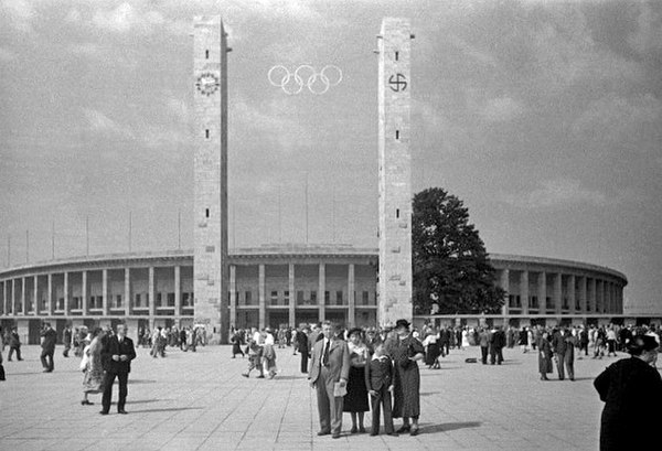 Olympiastadion hosting the 1936 Summer Olympics