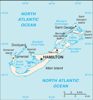 Mapa dei Bermudas