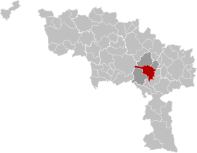 Ubicación de Binche