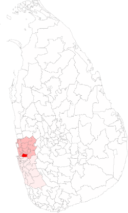 Location of Biyagama