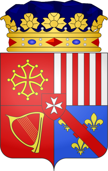 File:Blason Louis duc d'Arpajon 1645.png