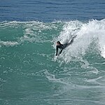 Bodysurfing in San Diego, California
