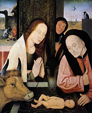 <i>Adoration of the Christ Child</i> (Bosch) Painting by a follower of Hieronymus Bosch