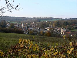 Gezicht op Bouze-lès-Beaune