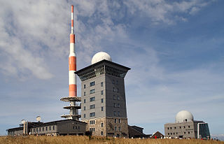 Brocken Transmitter Towers in Germany