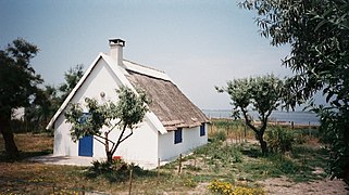 Cabane de gardian, de Saintes-Maries-de-la-Mer, en Camargue