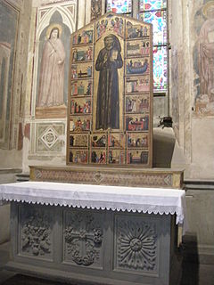 <span class="mw-page-title-main">Dossal</span> Ornamental cloth or panel hung behind an altar